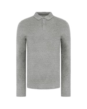 Ted Baker Morar Mens Grey Knitted Polo Shirt