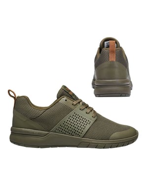 Supra Scissor Lace Up Heren Casual Trainers Olijf 05669 365 B35B