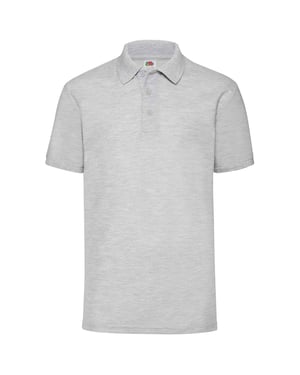 Fruit of the Loom Heren 65/35 Poloshirt (Heide Grijs)