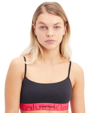 Calvin Klein Embossed Icon Cotton Bralette Bra
