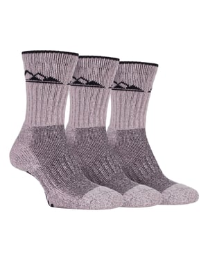 Storm Bloc - 3 Pairs Ladies Heavy Cushion Cotton Socks