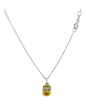 Orphelia 'Minion' Child's 925 Sterling Silver Chain with Pendant - Silver ZH-7135/2
