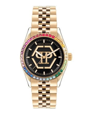 Philipp Plein Date Superlative Women's Gold Watch PW2BA0623
