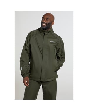 Mountain Warehouse Heren Pakka II Waterdichte Jas (Donkere Khaki)