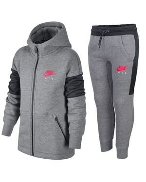 Nike Air Jongens NSW Trainingspak Volledige Set in Grijs