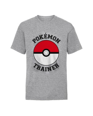 Pokemon Kinderen/Kinderen Pokeball T-Shirt (Heide Grijs)