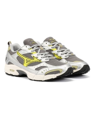Mizuno MXR Casusal Silver/Yellow Trainers