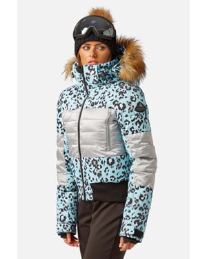 Fiore Hypadri Ski Jacket Disco Leopard Sky