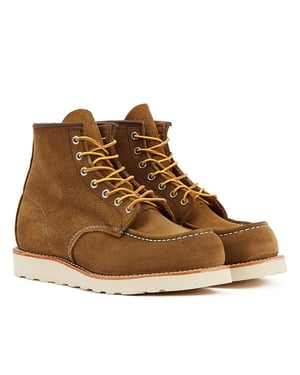 Red Wing Shoes Heritage Work 6Inch Moc Toe Hawthorne Abilene Men's Chesnut Boots