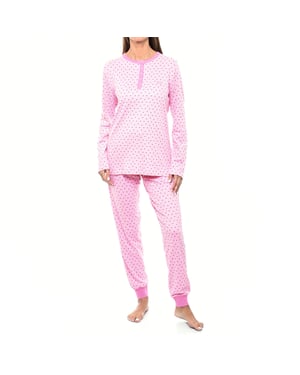 KLP1 långärmad vinterpyjamas för kvinnor