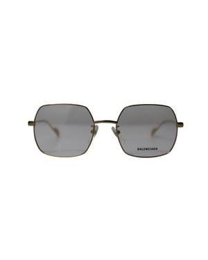 Balenciaga BB0090O 003 Square Sunglasses in Gold Metal