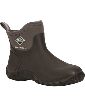 Muck Laarzen Edgewater Classic 6" Enkelrubber Zwart Wellington Laarzen