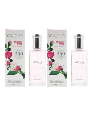 Yardley English Rose Eau de Toilette 50ml x 2