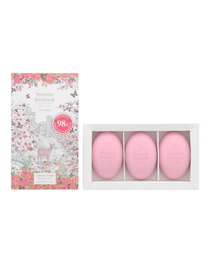 Woods Of Windsor True Rose Soap 3 X 60g