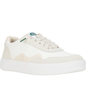 HEYDUDE Hudson Classic Suede Heren Licht Beige/Wit Sportschoenen