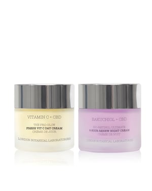 C-vitamin dagkräm + Bakuchiol nattkräm