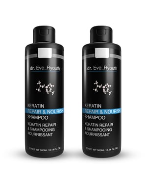 Keratin Repair & Nourish Shampoo 300 ml x 2