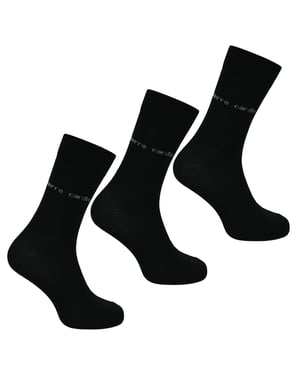 Pierre Cardin Paris Mens Black Socks