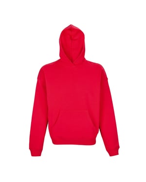 SOLS Unisex Adult Connor Organic Oversized Hoodie (Helder rood)