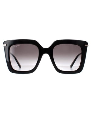 Salvatore Ferragamo SF1041S 001 zwarte rook gradiënt zonnebril
