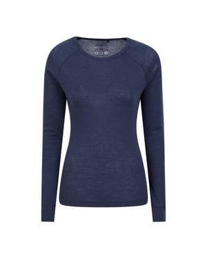 Mountain Warehouse Dames/Dames Merino II Thermo Top (Marine)