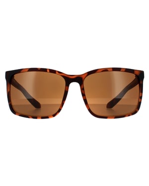 Dragon Square Mens Matte Tortoise Bronze Sunglasses