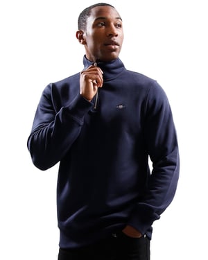 Gant heren Shield Sweatshirt met halve rits