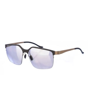 Rectangular shaped acetate sunglasses M1037 men