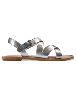 Toms Sicily Dames Zilveren Sandalen