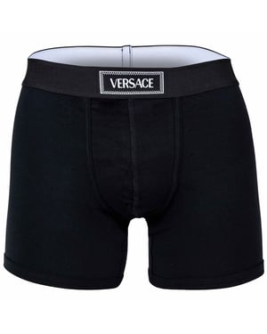 Versace Trunk Jersey Katoen Topeka+Elastische Canete Logo Boxer Shorts