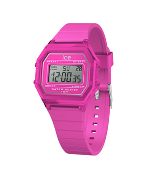 Ice Watch Ice Digit Retro - Neon Pink - Clear Girls's Pink Watch 022887