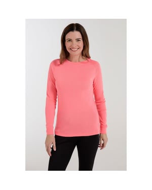 Mountain Warehouse Dames/Dames Talus Top met lange mouwen (Koraal)