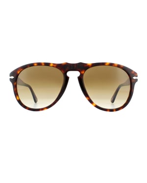 Persol Aviator Mens Havana Brown Gradient Sunglasses
