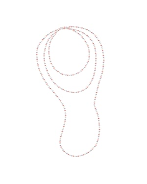 OPERA zoetwater parel 4-5mm veelkleurige lengte 160 cm