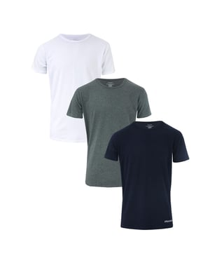 Men's Lyle And Scott Ellijah 3 Pack Lounge T-Shirts in Black Grey