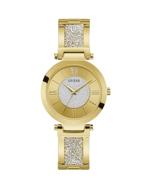 Guess Aurora Dames Horloge Goudkleurig W1288L2