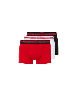 HUGO 3 Pack Men's Cotton Planet Trunk