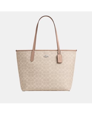 City Tote in Signature Canvas