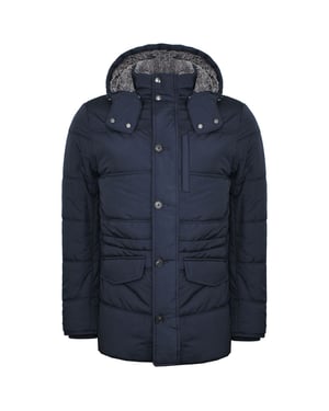 Hackett London Anorak Fleece Mens Navy Jacket