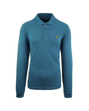 Lyle & Scott effen heren groen poloshirt
