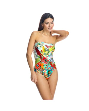Bandeau badpak W240987 vrouwen