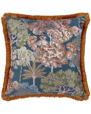 Wylder Nature Woodlands Floral Jacquard Cushion Cover