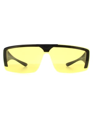 INVU Rechthoek Unisex Mat Zwart Hooggeel E2700