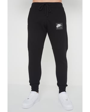 Nike Air Mens Fleece Joggers In Black