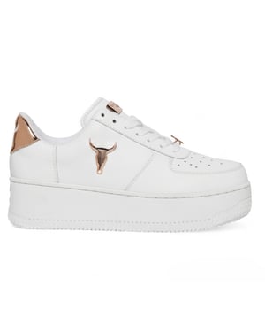 Windsor Smith Witte Chunky Leren Sneakers - Rich