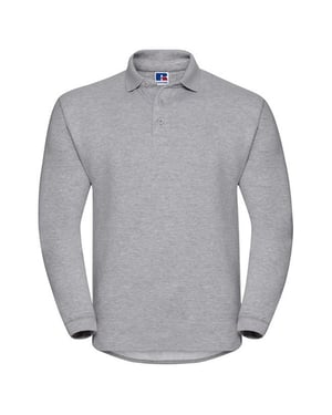 Russell Heren Sweatshirt voor zwaar gebruik (Licht Oxford)