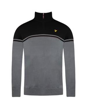 Lyle & Scott Croft Golf Heren Grijze Trui
