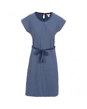 Trespass Dam/Ladies Lidia Bomullsklänning med rund hals (Marin Stripe)