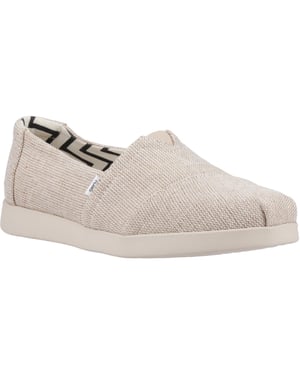 TOMS Alpargata Plus Jute Vrouwen Espadrilles Naturel