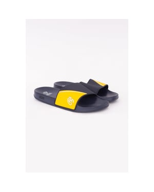 Crosshatch Heren Ventamoore Sliders (Marine / geel)